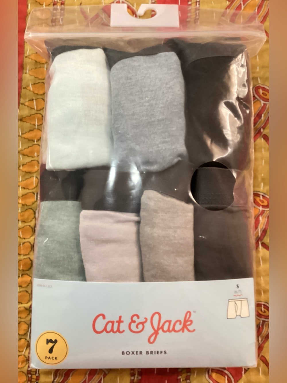 Cat & Jack 7-Pack Boxer Briefs Boys Size 6/7 SMALL